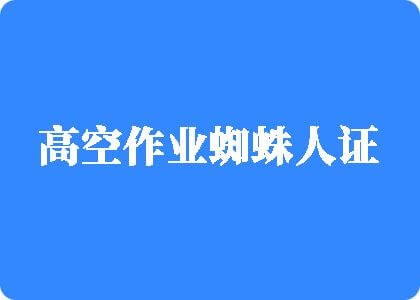 免费操女人逼高空作业蜘蛛人证